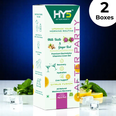 After Party – Citrus Fusion (12 Sachets) - Free Shaker